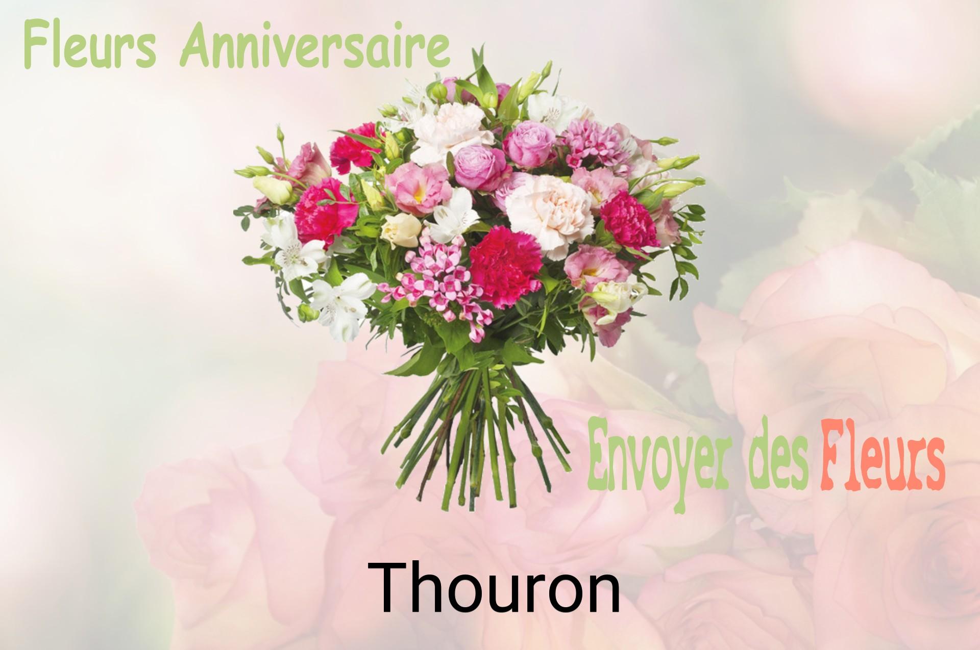 Bouquet de fleurs d’anniversaire livré à Thouron